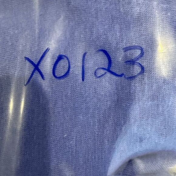 Maje Linen T-shirt Cutouts Alena Bleu Deep Periwinkle Blue Cap Notch Size 2 - Picture 9 of 9